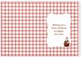 Santa Cupcake Christmas Insert
