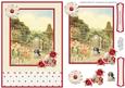 Puppy in the Garden & Floral Decoupage