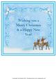 Christmas Reindeers Insert