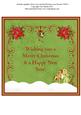 Christmas Angel & Reindeer Insert