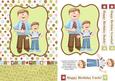 Daddy & Boy Topper & Decoupage