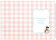 Cute Cat with Cake Birthday Insert