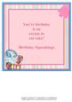 Birthday Squeakings Mini Kit Insert