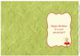 Little Fairy Birthday Insert