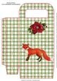 Beautiful Fox Christmas Gift Bag