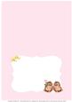 Hedgehog Love Card Insert