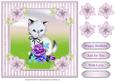 Sweet Kitten Scene Card Topper & Decouage