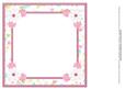 Pink Daisy Blank Insert