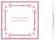 Pink Daisy Purrfect Day Insert
