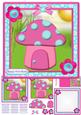Mushroom House Card Mini Kit & Decoupage