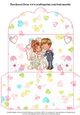 Sweet wedding couple money wallet