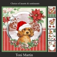 Christmas time puppy card mini kit & decoupage