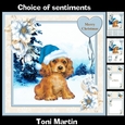 Christmas Puppy Card Mini Kit & Decoupage