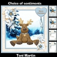 Christmas Reindeer Card Mini Kit & Decoupage
