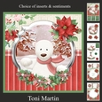 Christmas polar bear card mini kit & decoupage