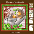 Hedgehog mistletoe kisses mini kit & decoupage