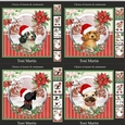 Christmas dogs bumper kit - Decoupage & Inserts