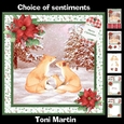 Fox family christmas mini kit & decoupage