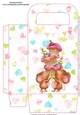 Sweet mice cupcake tower gift box