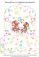 Sweet mice catch money wallet