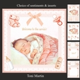 New Baby Girl Card Mini Kit & Decoupage