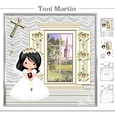 First Holy Communion Card Mini Kit & Decoupage (black hair)