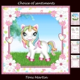 Unicorn 8x8 Card Mini Kit & Decoupage