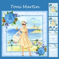 Beach Lady Card Mini Kit & Decoupage