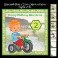 Boy on tricycle mini kit