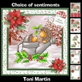 Mistletoe kisses hedgehogs christmas mini kit & decoupage
