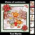 Cute Mice Christmas Carols mini kit & decoupage