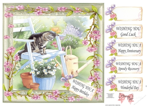 WISHING YOU MULTI SENTIMENTS TABBY CAT