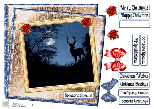 CRIMBO SCENES MULTI XMAS SENTIMENTS 1