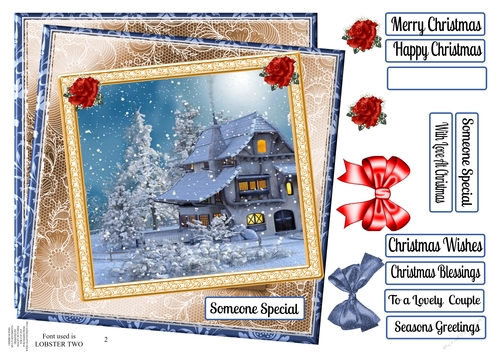 CRIMBO SCENES MULTI XMAS SENTIMENTS 2