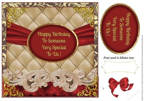 HAPPY BIRTHDAY TO SOMEONE VERY SPECIAL TO US - ME 1