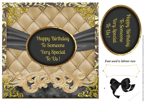 HAPPY BIRTHDAY TO SOMEONE VERY SPECIAL TO US - ME 2