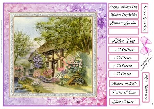 MOTHERS DAY MUM, FOSTER, STEP,IN LAW,MAM,MOM ETC 1
