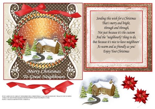 JUST ADD GLUE CONCEPT CARD GREAT NEIGHBOURS 2
