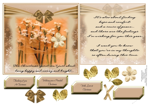 JUST ADD GLUE CONCEPT CARD HEARTFELT WISHES 1