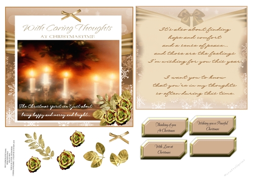 JUST ADD GLUE CONCEPT CARD HEARTFELT WISHES 2