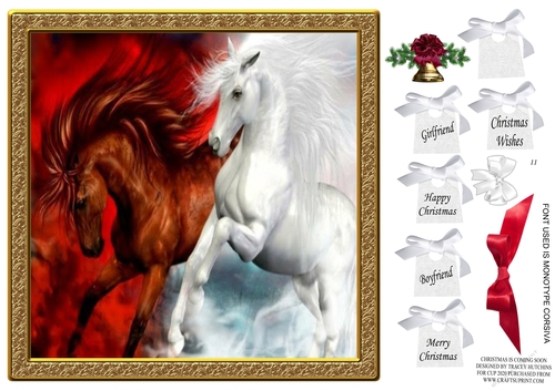CHRISTMAS IS COMING SOON FANTASY HORSES