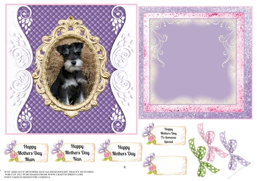 JUST ADD GLUE CONCEPT CARD MOTHERS DAY NO VERSE 2