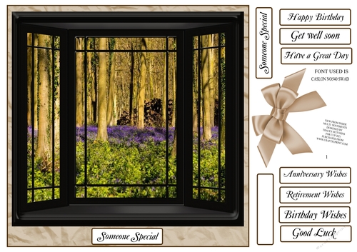 ROOM WITH A VIEW (Bluebell Wood)