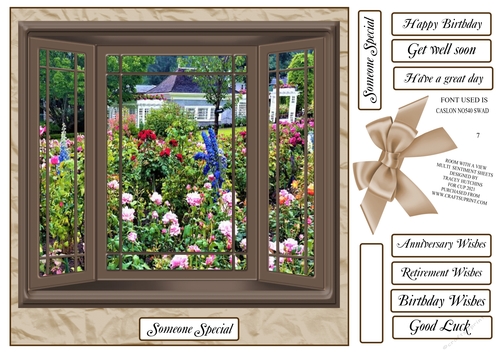 ROOM WITH A VIEW ( summer garden 1)