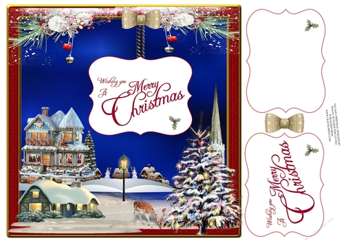CHRISTMAS VILAGE SCENE 1
