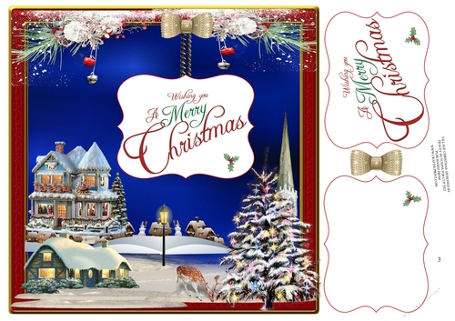 CHRISTMAS VILAGE SCENE 3