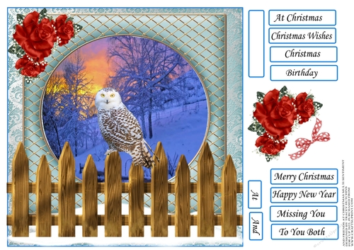 AND FRIENDS AT CHRISTMAS with flowers