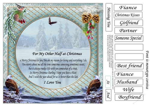 FOR MY OTHER HALF @ CHRISTMAS blue