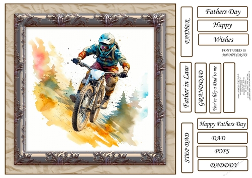 FATHER FIGURE FATHERS DAY MOTOCROSS