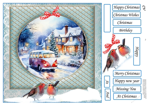 FRIENDS & FAMILY CAMPERVAN AT CHRISTMAS 2